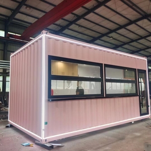 DYCE3 Maison préfabriquée modulaire extensible de luxe contemporaine de haute qualité en acier léger portable <span class=keywords><strong>rose</strong></span> créative - Product Image 4