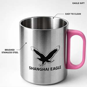 Mug de camping isotherme à double paroi en acier inoxydable écologique, anti-fuite, avec mousqueton portable et poignée de transport - Product Image 5