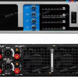 D850 4 Kênh Kỹ Thuật Số Khuếch Đại Công Suất 7500W Đỉnh Giai Đoạn Karaoke <span class=keywords><strong>Amp</strong></span> 4X850 Watt Rms 20-20KHz Cho Loa Siêu Trầm Loa 2 Cách 3400W - Product Image 3