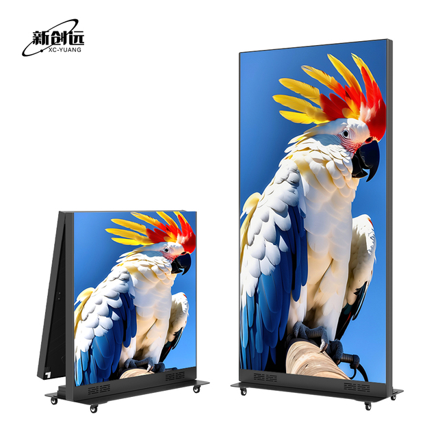Custom P2.5 High Quality Full Color Indoor Spliceable Die-casting Aluminum Cabinet Smart HD LED Poster Screen for Supermarket