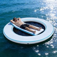 En gros, Flotteur de piscine gonflable portable en PVC, Série HM, Hamac en maille SunChill, Radeaux aquatiques pour mer et lac, Personnalisable
