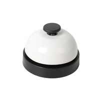 Sonnette de service bicolore à pression, mini sonnette de bureau pour salle de classe, jeux, dressage d'animaux, comptoir de restaurant
