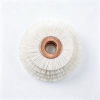 Brosse abrasive industrielle en céramique DIY avec centre en cuivre pour le polissage et l'ébavurage du métal, outil rotatif de finition de surface OEM