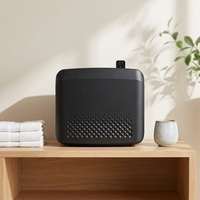 Diffuseur d'huiles essentielles sans eau de 800 ml, contrôlé par application, avec fonction de minuterie, faible bruit (<38 dB), pour bureau ou fixation murale