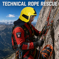 Casque de sauvetage technique multifonctionnel avec logo personnalisé, casque de sauvetage léger pour la lutte contre les incendies