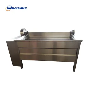 Stainless Steel Automatic Frozen Vegetable Fruit Discharge Blanching Machine