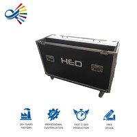 Flight case en contreplaqué et aluminium personnalisé pour équipement de protection, pour console DMX, Command Wing et Fader Wing