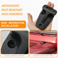 Nouvelle conception de pièces de carrosserie automobile, charnière de capot en acier noir antirouille pour Land Rover Defender 90 110 130