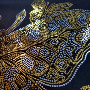 Tùy chỉnh ba chiều phim óng ánh rõ ràng sắt-on chuyển in ấn cho T-Shirts - Product Image 3