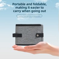Bac à litière pour chat pliable et portable, fermé, imperméable, en Oxford, pour voyages en plein air