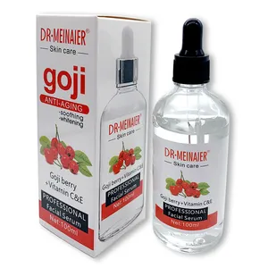 Natürliches Gesichts serum 100ml Goji Beere Vitamin C & E Serum Anti-Aging White ning Essence Hautpflege