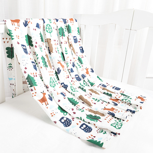 Động Vật Đảng Bé Bọc Trẻ Con Bằng Tả Muslin Cotton Chăn Bền Vững Bé Chăn - Product Image 3