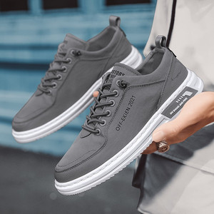 Chaussures de sport décontractées pour hommes, en toile souple, respirantes, légères, avec semelle en caoutchouc, pour le printemps, l'été, l'automne et l'hiver, doublure en PU - Product Image 5