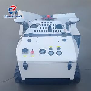 Tondeuse robot intelligente ZY800 à fléaux, hybride essence-électrique, largeur de coupe 100 cm, débroussailleuse sur chenilles pour pentes, moteur bicylindre diesel ZY800 - Product Image 5