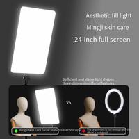 2024 Tiktok LED lumière vidéo 45W avec télécommande professionnelle panneau d'éclairage à intensité variable Photo Studio photographie en direct lampe de remplissage