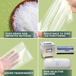 ถุงสูญญากาศแบบนูนลาย ขนาดตามสั่ง ปลอดสาร BPA ขนาด 11x16 นิ้ว สำหรับเตรียมอาหารหรือถุงซีลสูญญากาศแบบซูวีดสำหรับอาหาร - Product Image 4
