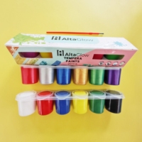 Nouveau produit, peinture acrylique en bandelettes, haute couverture, pas cher, vente en gros, 6 couleurs, 25 ml, pour étudiants
