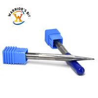 Fraise à queue sphérique Warrior's Bit 6 mm en aluminium revêtu d'étain à 2 dents pour le travail du bois CNC OEM