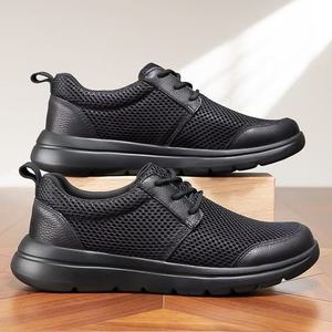 Zapatos de Estilo Deportivo para Hombre, Zapatillas para Caminar Ultraligeras y Transpirables, Talla Grande, Cierre de Cordones de Malla, Absorción de Impactos - Product Image 3