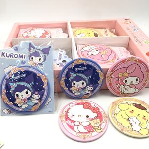 Espejo de Anime, Lindo Espejo Portátil de Una Sola Cara, Mini, de Alta Calidad, <span class=keywords><strong>con</strong></span> Diseño de Kuromi, My Melody y Pompompurin, <span class=keywords><strong>Estilo</strong></span> Japonés, de Aluminio y ABS - Product Image 1