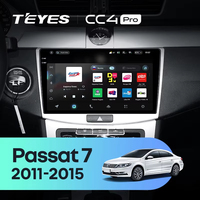 TEYES CC4 PRO pour Volkswagen Passat 7 B7 NMS 2011 - 2015 CarPlay Android Auto 2DIN Autoradio Car play Radio