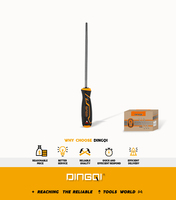 Lime à bois ronde en acier à haute teneur en carbone T12 de 8 pouces avec manche en TPR+PVC - Outils manuels professionnels pour le travail du bois et le façonnage des métaux