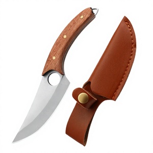 Couteau Viking Plys 3 pouces en acier inoxydable, couteau à désosser, couteau à viande multifonctionnel, étui en cuir, camping, extérieur - Product Image 2