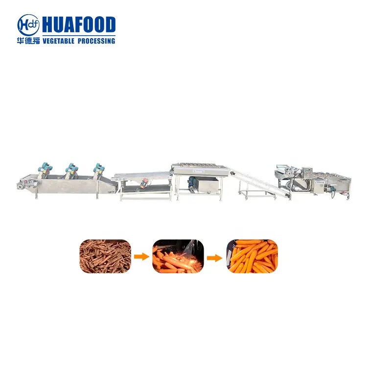 Frozen Vegetable Washing Cleaning Production Line Stainless Steel Manual Potato Cutter Lemon Fruits Processing Line