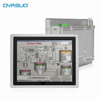 Panel PC con Pantalla Táctil Capacitiva IPS de 15 Pulgadas, CPU I7, Sistema Operativo Linux, para Uso en Trenes, Cajeros Automáticos y Quioscos
