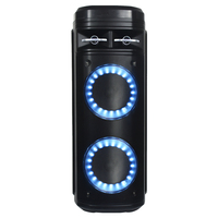 PORTABLE multimédia double 6.5 pouces étagère Bt ordinateur ACTIF LED maison DJ professionnel vélo Jb lumière TWS Audio haut-parleur
