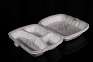 Cajas de espuma de un solo uso Contenedores de comida Bandejas de espuma desechables Cajas de comida de espuma Contenedores de almuerzo de espuma Cajas de espuma Contenedores de espuma - Product Image 6