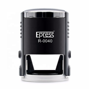 Công Ty Chính Thức Ngày Con Dấu Tem 40 Mm Nhựa Cao Su Tự Mực Dấu Máy Làm Tùy Chỉnh Vòng Tem Với 2 Màu Mực Pad - Product Image 5