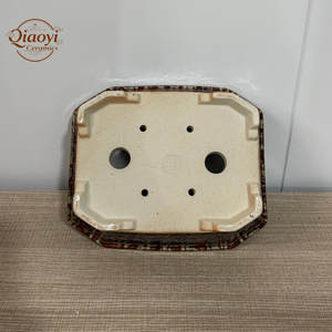 Macetas de Porcelana para Jardín, Macetas de Bonsái de Arcilla Morada Yixing, Macetas Rectangulares de Cerámica Esmaltada de Estilo Chino para Interiores y Exteriores - Product Image 6