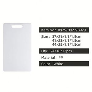 Planches à découper en plastique PP pour légumes et fruits, forme rectangulaire, pour la cuisine - Product Image 4