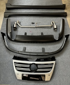 Kit Carrozzeria Adatto per Volkswagen <span class=keywords><strong>Passat</strong></span> B6 Variant, Paraurti Anteriore e Posteriore <span class=keywords><strong>Rline</strong></span>, Minigonne Laterali, Griglia Auto, Tubo di Scarico - Product Image 2