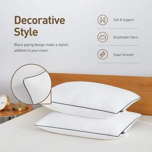 <span class=keywords><strong>Oreiller</strong></span> de lit super doux en alternative au <span class=keywords><strong>duvet</strong></span>, qualité hôtelière, pour les dormeurs sur le côté et sur le dos - Product Image 3