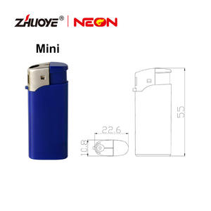 Encendedor de Gas mini personalizado, encendedor electrónico de fuego, caja de exhibición, encendedor de cigarrillos de llama de plástico, novedad, venta al por mayor - Product Image 5