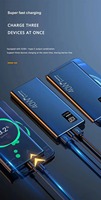 Yüksek Kapasiteli 20000mAh PD 40W Süper Hızlı Şarjlı Taşınabilir Şarj Cihazı QC3.0 Tip C Powerbank Telefon Tablet Dizüstü Bilgisayar için