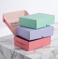 Caja de Embalaje Plegable, Resistente y Biodegradable, con Logotipo Personalizado, para Productos Cosméticos en Tiendas Online