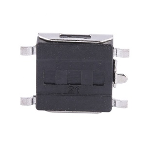 6*6*2.5-3.7mm 5pin SMD đầu đỏ tact <span class=keywords><strong>Micro</strong></span> <span class=keywords><strong>Switch</strong></span> 12V Điện áp tối đa vật liệu kim loại 1NO kết hợp chuyển đổi - Product Image 6