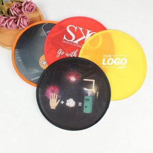 Disque volant pliable avec sac – Idéal pour les jeux d'été à la plage, les activités de plein air et les jeux de fête d'anniversaire - Product Image 1