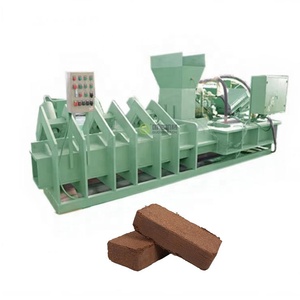 Equipo de Línea de Producción Automática, Máquina para Hacer Bloques, Máquina para Hacer Bloques de Fibra de Coco, Máquina para Hacer Bloques de Aserrín de Madera - Product Image 1