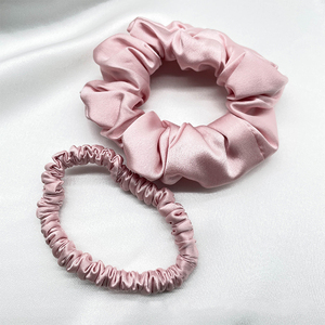 Groothandel Custom Zijde Scrunchy Haaraccessoires Zijde <span class=keywords><strong>Scrunchies</strong></span> - Product Image 3