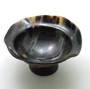 Ruff naturel buffle corne de boeuf ensemble de vaisselle saladier Table à manger pièce maîtresse décorative fruits nourriture bol en gros corne bol - Product Image 6