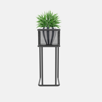 Support de fleurs en métal noir pour la production en usine, support de fleurs d'intérieur et pour événements de mariage, support de plantes en acier