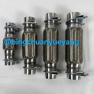 Tuyau flexible ondulé pour système d'échappement, raccord souple en acier inoxydable, norme d'émission Euro V, essence - Product Image 2