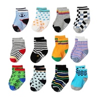 Chaussettes personnalisées pour garçons et filles, coton biologique, animaux mignons de dessin animé, antidérapantes, respirantes, jetables, pour enfants