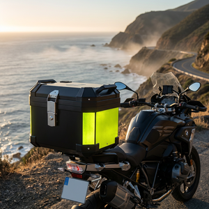 Caja Trasera <span class=keywords><strong>para</strong></span> Motocicleta OEM 57L, Diseño Robusto, Universal, de Plástico PP, Resistente a Impactos, Impermeable, Directo de Fábrica - Product Image 2