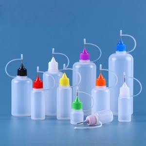 Botella de HDPE de 10 ml con tapa de <span class=keywords><strong>aguja</strong></span> <span class=keywords><strong>para</strong></span> inyección de pigmento de tatuaje y <span class=keywords><strong>relleno</strong></span> de grasa blanda - Product Image 2