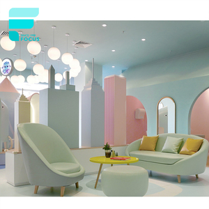 Diseño elegante para salón de peluquería de niños, equipo de peluquería para niños, muebles de barbería, personalización - Product Image 2